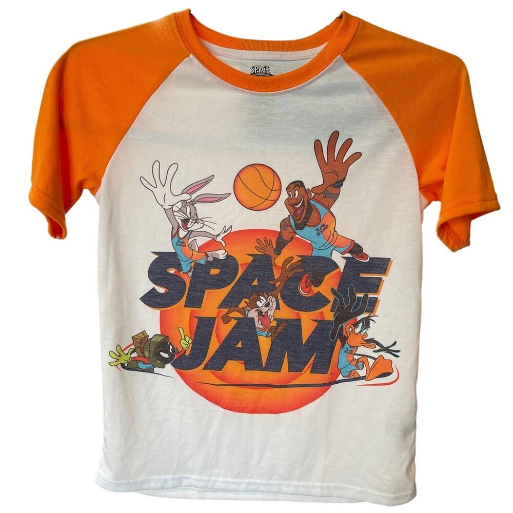 NWT SPACE JAM Boys T-shirt Sz 10/12 NWT